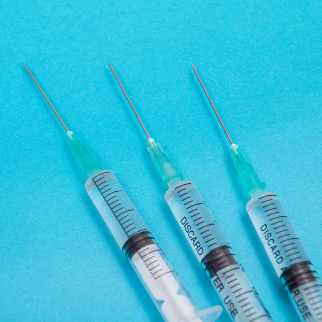 Syringes and needles